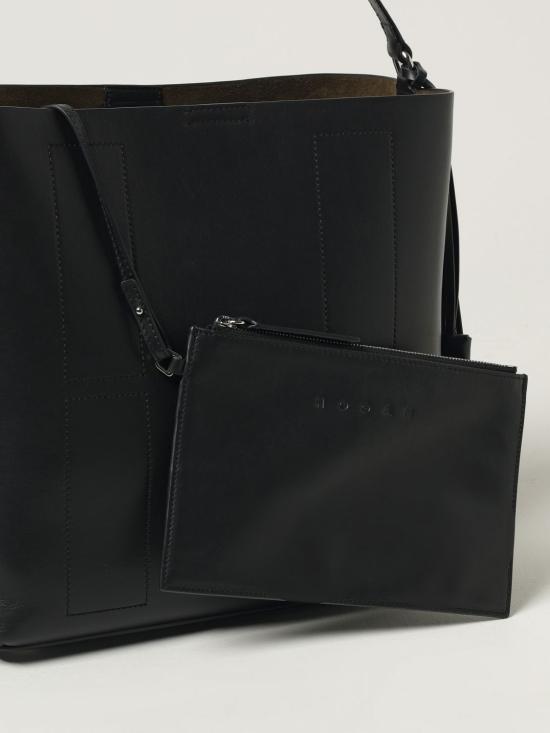 25FW 호간 토트백 KBW01RS0300TZP B999 Black - HOGAN