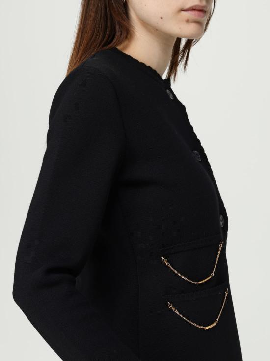 25FW 모스키노 가디건 09015500 0555 Black - MOSCHINO