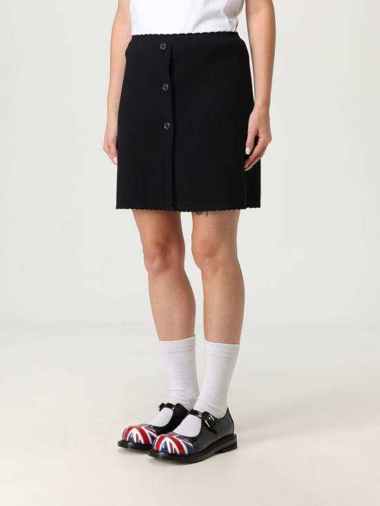 25FW 모스키노 스커트 01845500 0555 Black - MOSCHINO