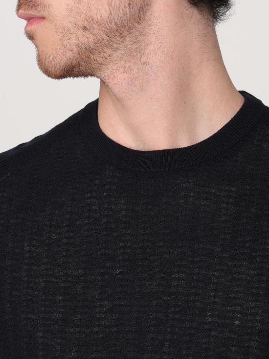 25FW 엠포리오 아르마니 스웨터 EM000895AF14229 FB077 Blue - EMPORIO ARMANI