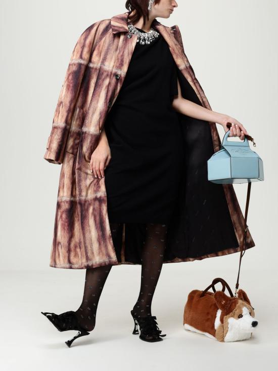 25FW 모스키노 미디 원피스 04815400 0555 Yellow - MOSCHINO