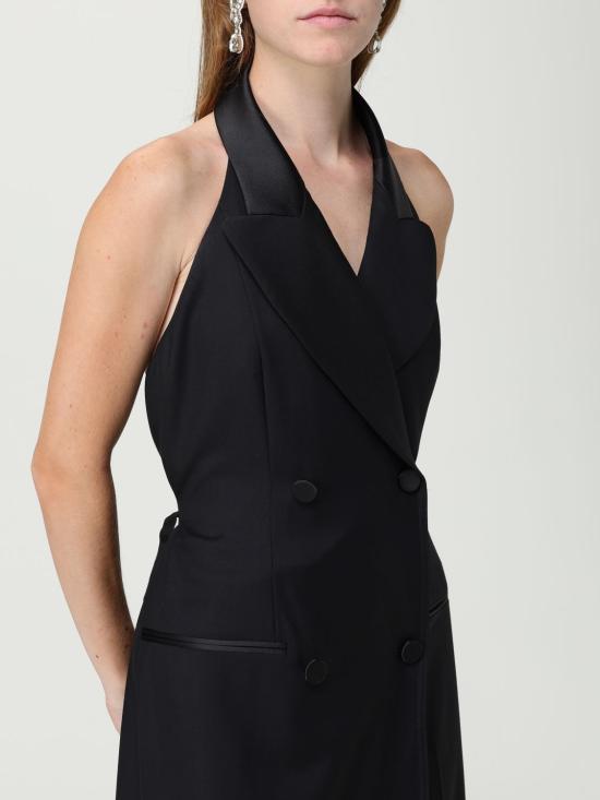 25FW 모스키노 롱 원피스 04465538 2555 Black - MOSCHINO