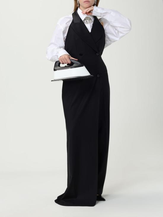 25FW 모스키노 롱 원피스 04465538 2555 Black - MOSCHINO