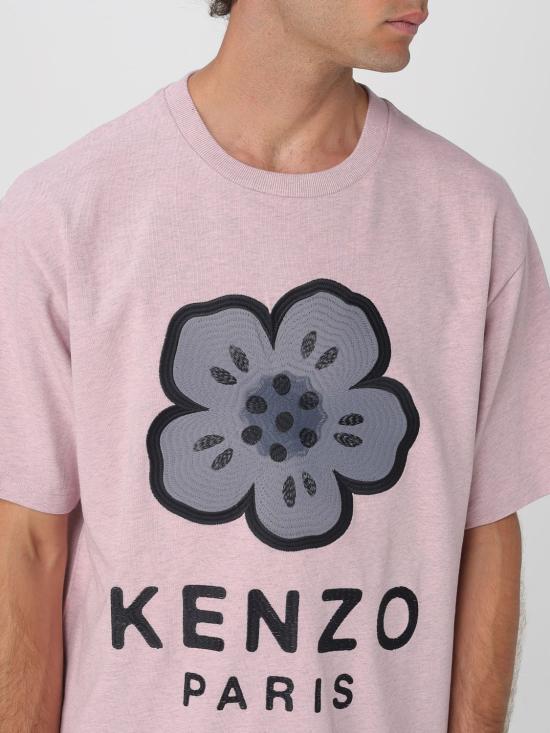25FW 겐조 반팔 티셔츠 FF65TS4574SI 30 Pink - KENZO