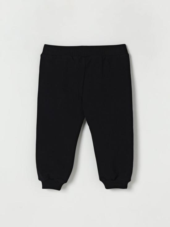 25FW [키즈] 모스키노 트레이닝/조거 팬츠 MUP05QLDA17 60100 Black - MOSCHINO