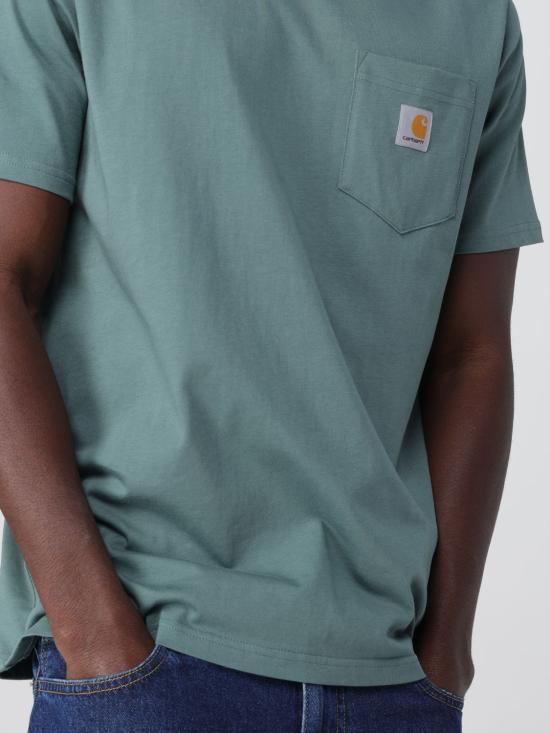 25FW 칼하트 WIP 반팔 티셔츠 I030434 2M2XX Water - CARHARTT WIP