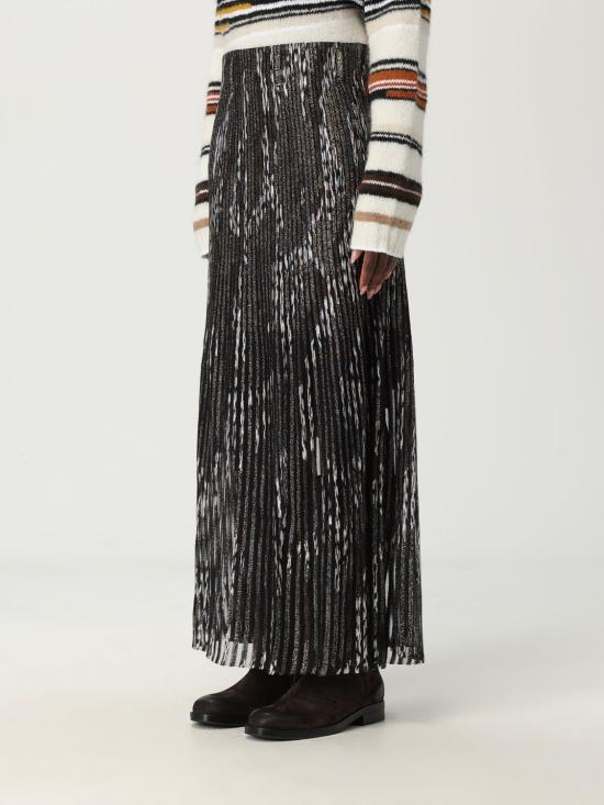 25FW 미소니 스커트 DS25WH08BK01CH SM9T2 Brown - MISSONI