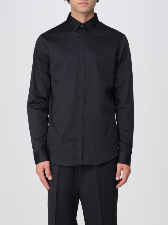 25FW 알마니 긴팔 셔츠 8NZCBDZN10Z 1200 Black
