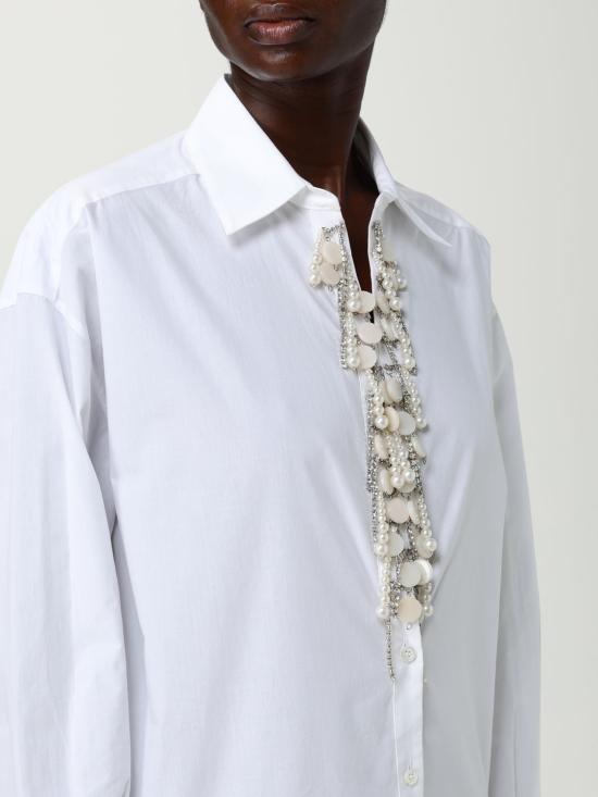 25FW 핑코 셔츠 104708A2PJ Z04 Grey - PINKO