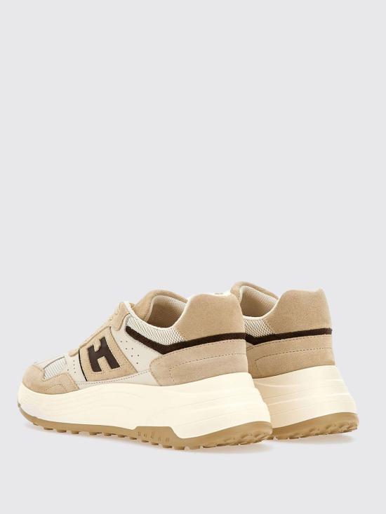 25FW 호간 HI-FI 하이파이 플랫폼 스니커즈 HXW6690FK70UHU 32TL Beige - HOGAN