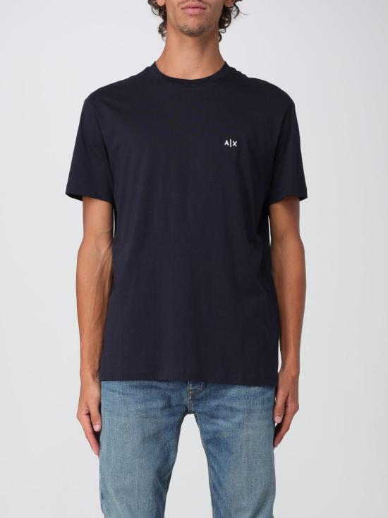 25FW 알마니 반팔 티셔츠 XM001568AF10358 UB101 Navy