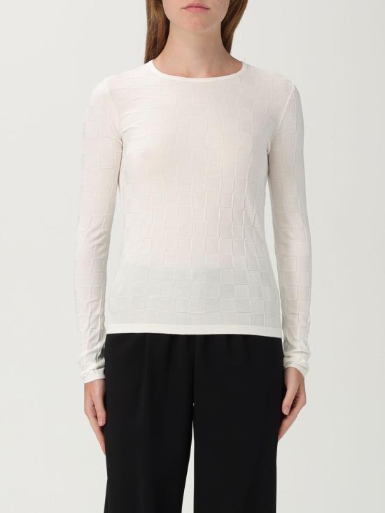 25FW 엠포리오 아르마니 스웨터 EW001240AF19177 U0006 Yellow Cream