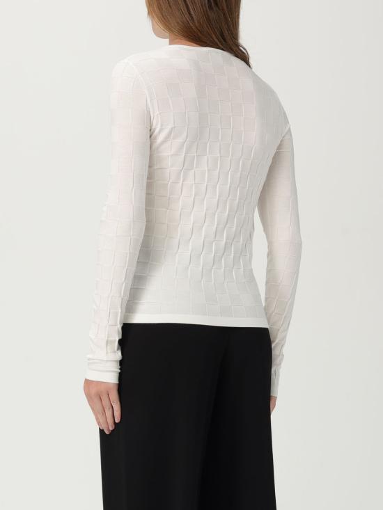 25FW 엠포리오 아르마니 스웨터 EW001240AF19177 U0006 Yellow Cream - EMPORIO ARMANI