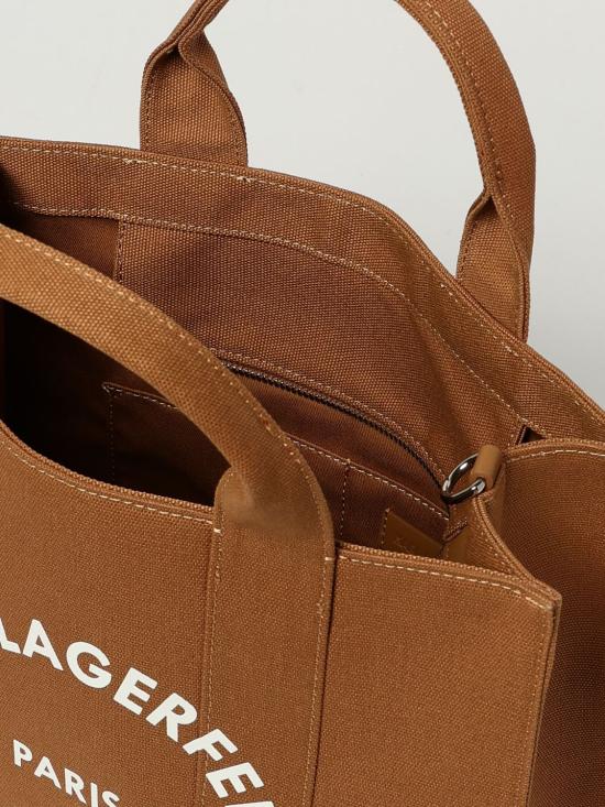 25FW 칼라거펠트 토트백 A1W50010KK 1XV Coffee - KARL LAGERFELD