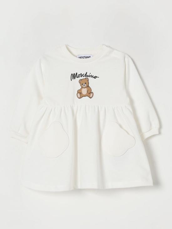 25FW [키즈] 모스키노 점프수트 MDV0CULCA40 10063 White