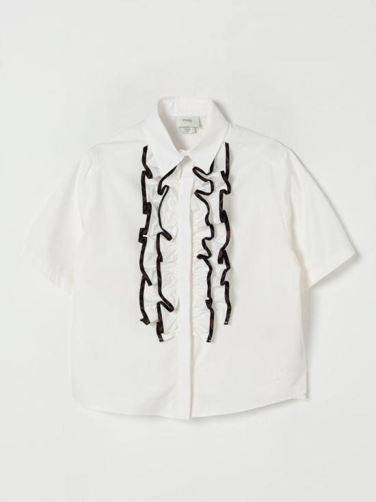 25FW [키즈] 펜디 셔츠 JFC136AEXZ F0TU9 White