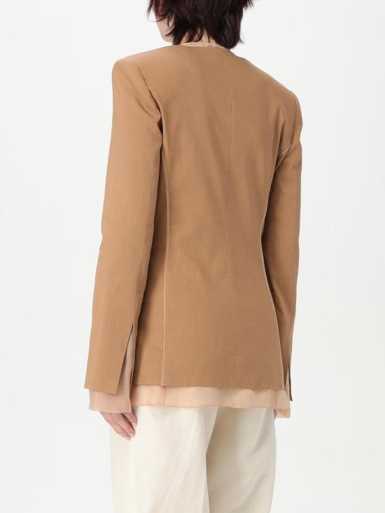 25SS 핑코 자켓 104674A2EE L31 Brown - PINKO