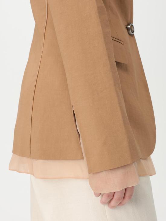 25SS 핑코 자켓 104674A2EE L31 Brown - PINKO