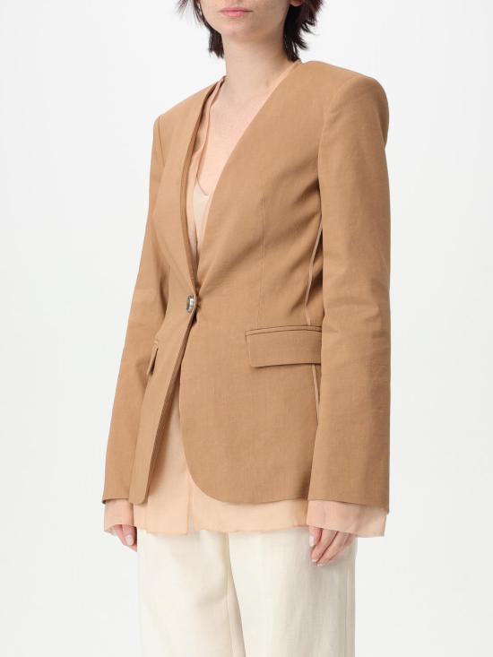 25SS 핑코 자켓 104674A2EE L31 Brown - PINKO