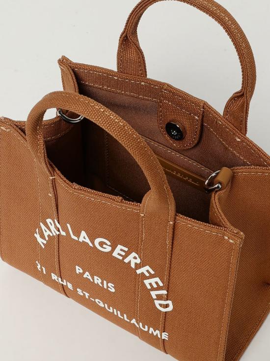 25FW 칼라거펠트 토트백 A3W50118 1XV Coffee - KARL LAGERFELD