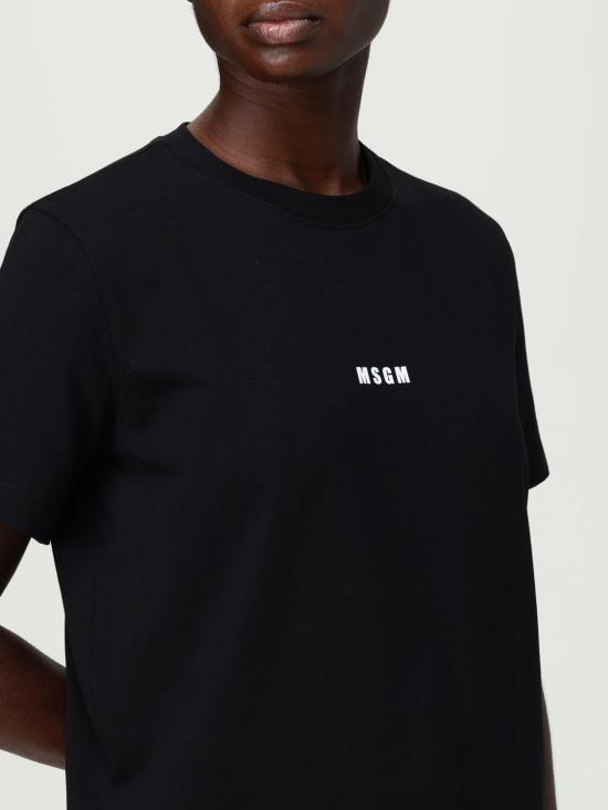 25FW 엠에스지엠 반팔 티셔츠 2000MDM520200002 99 Black - MSGM