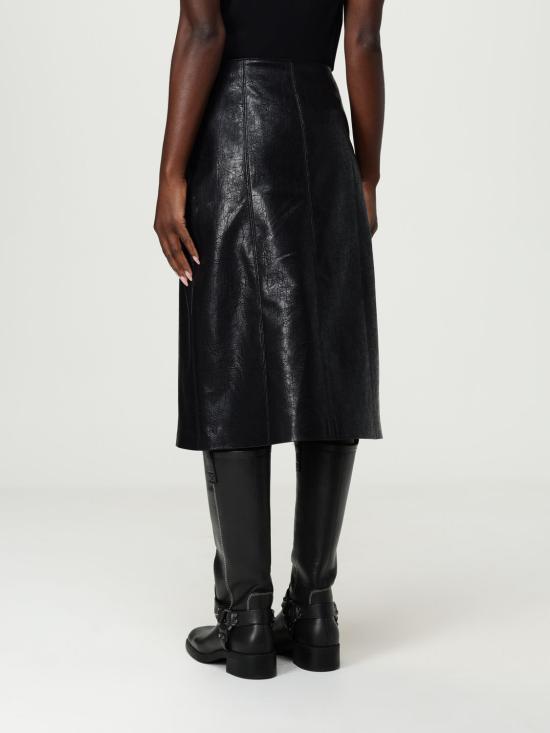 25FW 엠에스지엠 미디 스커트 3941MDD13257616 99 Black - MSGM