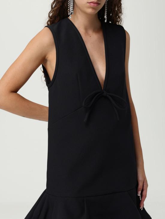 25FW 엠에스지엠 숏 원피스 3941MDA06257608 99 Black - MSGM