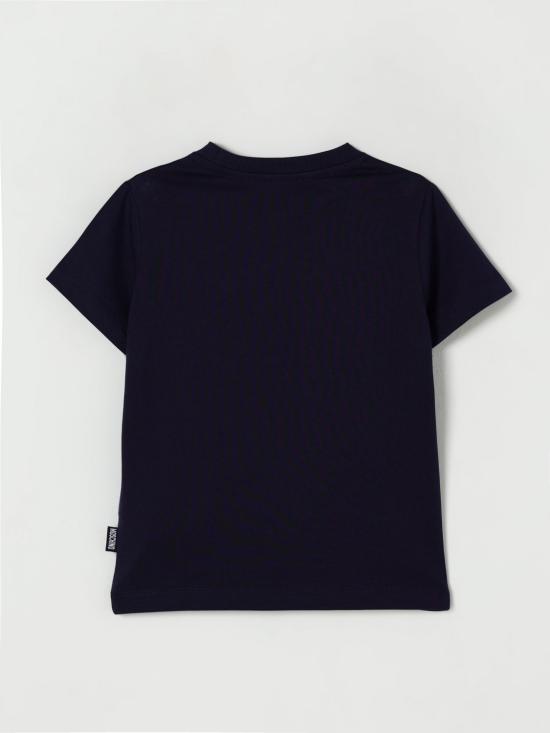 25FW [키즈] 모스키노 티셔츠 HRM058LAA10 40016 Blue - MOSCHINO