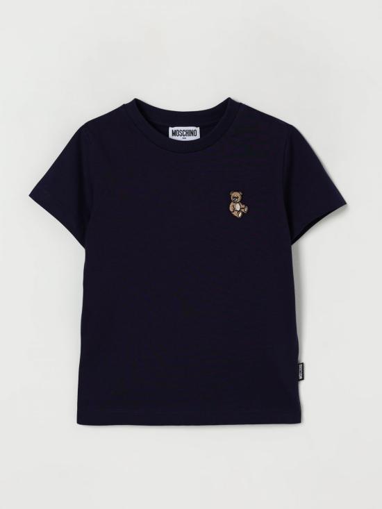 25FW [키즈] 모스키노 티셔츠 HRM058LAA10 40016 Blue