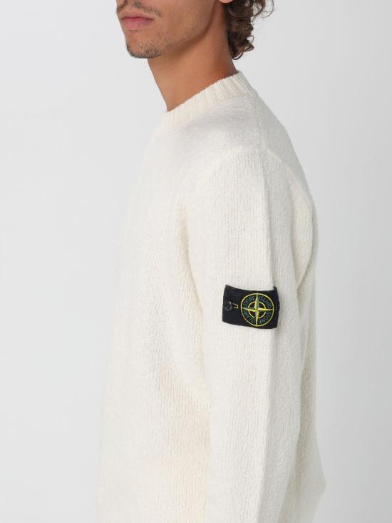 25FW 스톤 아일랜드 스웨터 5100056S00N2 V0093 Yellow Cream - STONE ISLAND