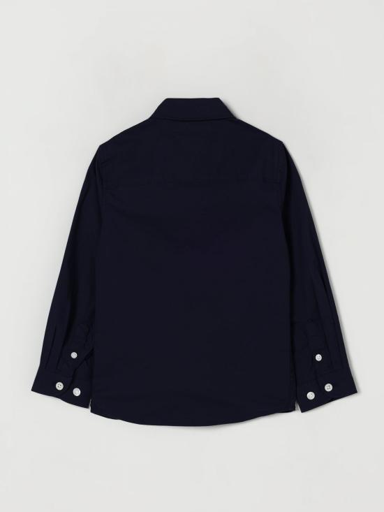 25FW [키즈] 타미힐피거 셔츠 KB0KB06965 C87 Blue - TOMMY HILFIGER