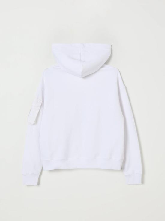 25FW [키즈] 디스퀘어드2 풀오버 DQ2735D0AC6 DQ100 White - DSQUARED2