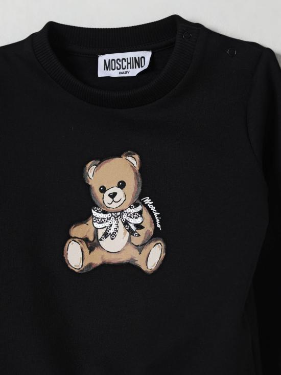 25FW [키즈] 모스키노 풀오버 MFF02KLDA16 60100 Black - MOSCHINO
