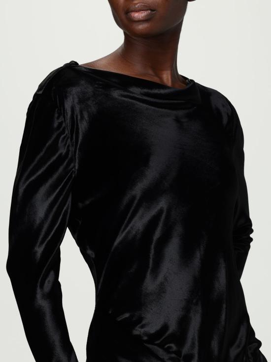 25FW 알베르타 페레티 롱 원피스 04046645 0555 Black - ALBERTA FERRETTI