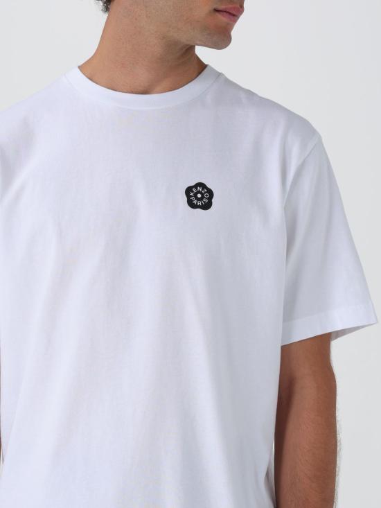 25FW 겐조 반팔 티셔츠 FF55TS2004SG 01 White - KENZO