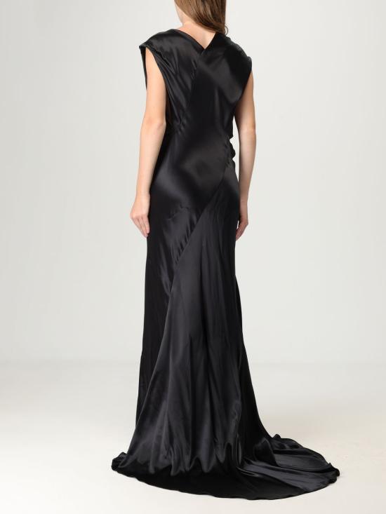 25FW 알베르타 페레티 롱 원피스 04016627 0555 Black - ALBERTA FERRETTI