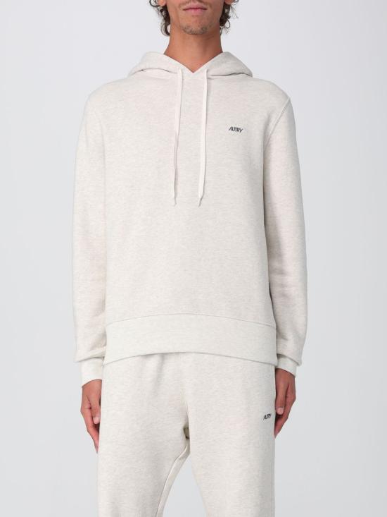 25FW 오트리 로고 후드 티셔츠 HOPM A2JM Grey