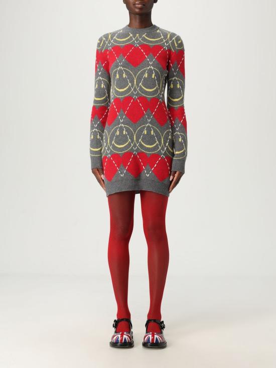 25FW 모스키노 숏 원피스 04865502 1506 Red