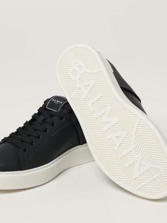 25FW 발망 뮬/슬리퍼 FN1VI690LVTR EAB Black - BALMAIN