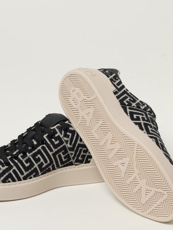 25FW 발망 뮬/슬리퍼 FN1VI690TJCM GFE Black - BALMAIN