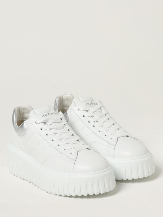 26SS 호간 H-스트라이프 스니커즈 HXW6450FC60KU0 0351 White - HOGAN