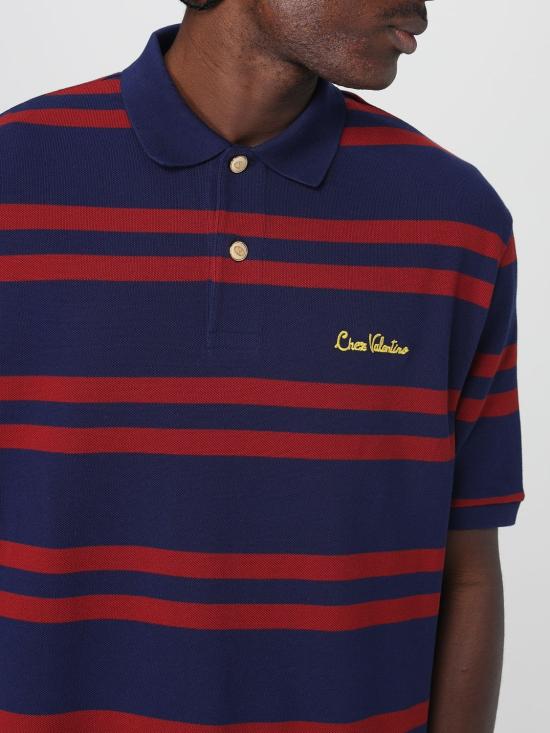 25FW 발렌티노 가라바니 폴로 티셔츠 7V3MH04CAYN CQ1 Red - VALENTINO GARAVANI