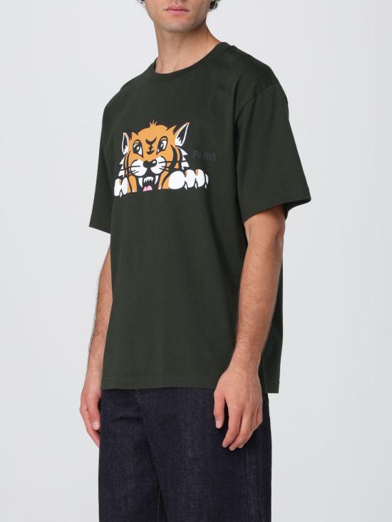 25FW 겐조 반팔 티셔츠 FF65TS4514SG 51 Green - KENZO