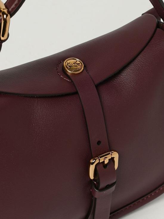 26SS 에트로 스몰 레더 포니백 WP1C0021AP340 R0108 Burgundy - ETRO
