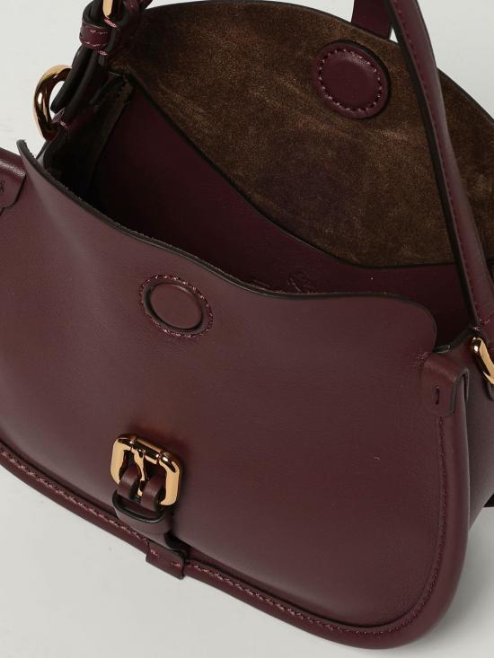 26SS 에트로 스몰 레더 포니백 WP1C0021AP340 R0108 Burgundy - ETRO