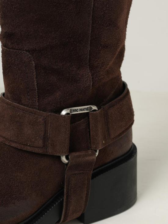 25FW 빅마티 부츠 1F2354DHF06H080 350 Brown - VIC MATIE