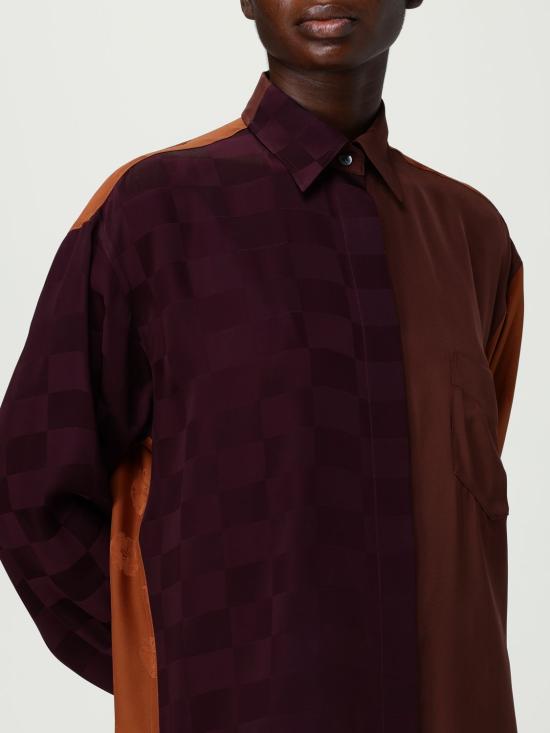 25FW 모스키노 블라우스 02355535 1141 Brown - MOSCHINO