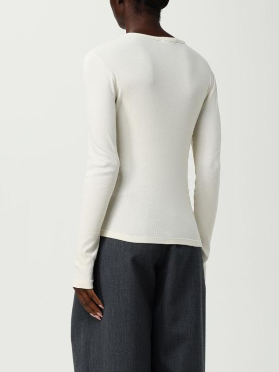 25FW JW앤더슨 긴팔 티셔츠 JO0276PG1846 002 White - JW ANDERSON