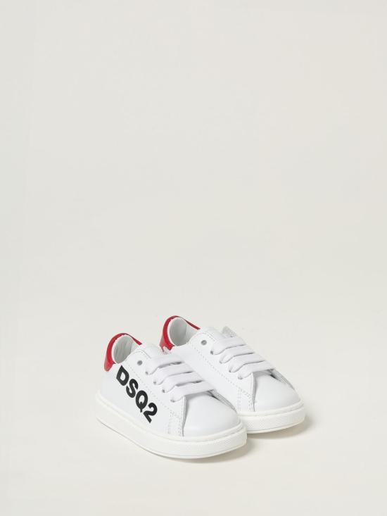 25FW [키즈] 디스퀘어드2 스니커즈 81389 01 White - DSQUARED2