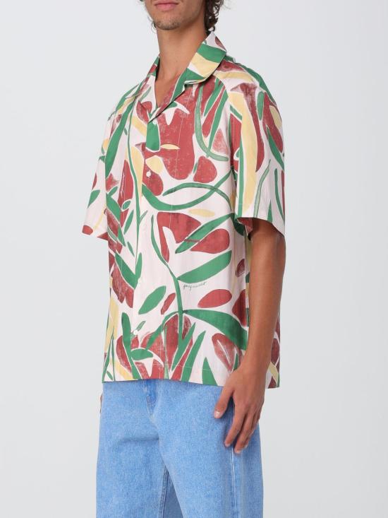 25FW 자크뮈스 반팔 셔츠 SHM00535AW00691 4EQ Multicolor - JACQUEMUS